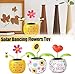 baolaili Sunflower Solar Dancing Solar Toys Solar Dancing FlowerSolar Powered Swinging Animated Dancer Toy Car Decoration for Car Dashboard Office Desk Dancer Toy - Image 2