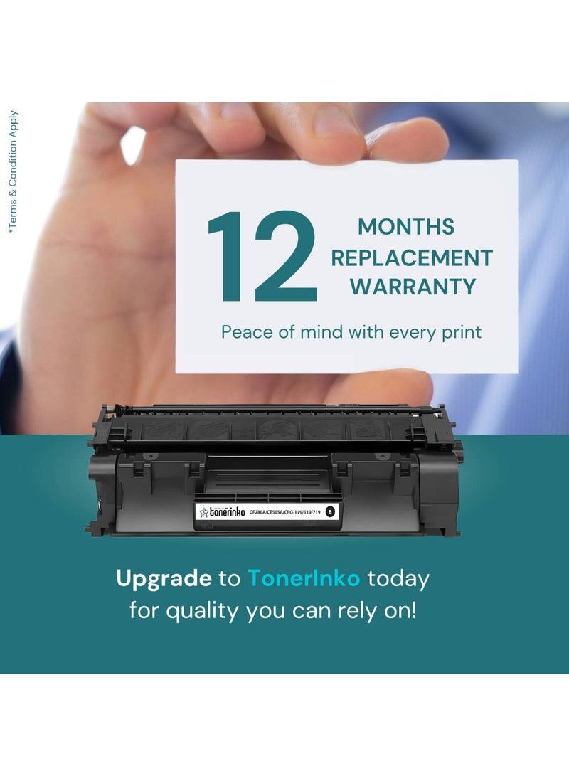Toner Cartridge Tonerinko Compatible Toner Cartridge, For HP 131A CF210A CF211A CF212A CF213A, HP LaserJet Pro 200 Color M251nw, M251n, M276nw, M276n Printers (Black CF210A, CRG-131/331/731) | CF210A - Image 4