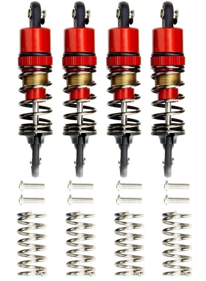 HOBOHY 55mm RC Oil Shock Absorber Damper Kit for Tamiya TT01 TT02 M05 TA05 1/10 RC Car Chassis Upgrade Parts (Red) - Image 1