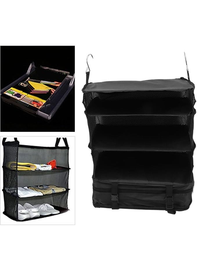 Generic 3-Tier Hanging Organizer with Large Travel Bag  - Image 1