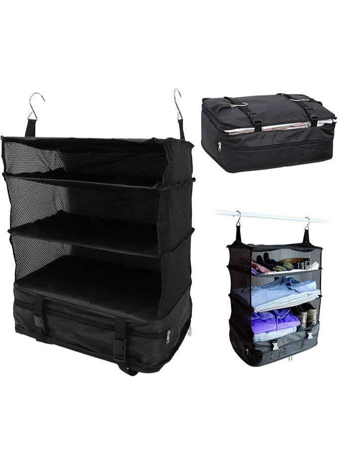Generic 3-Tier Hanging Organizer with Large Travel Bag  - Image 4