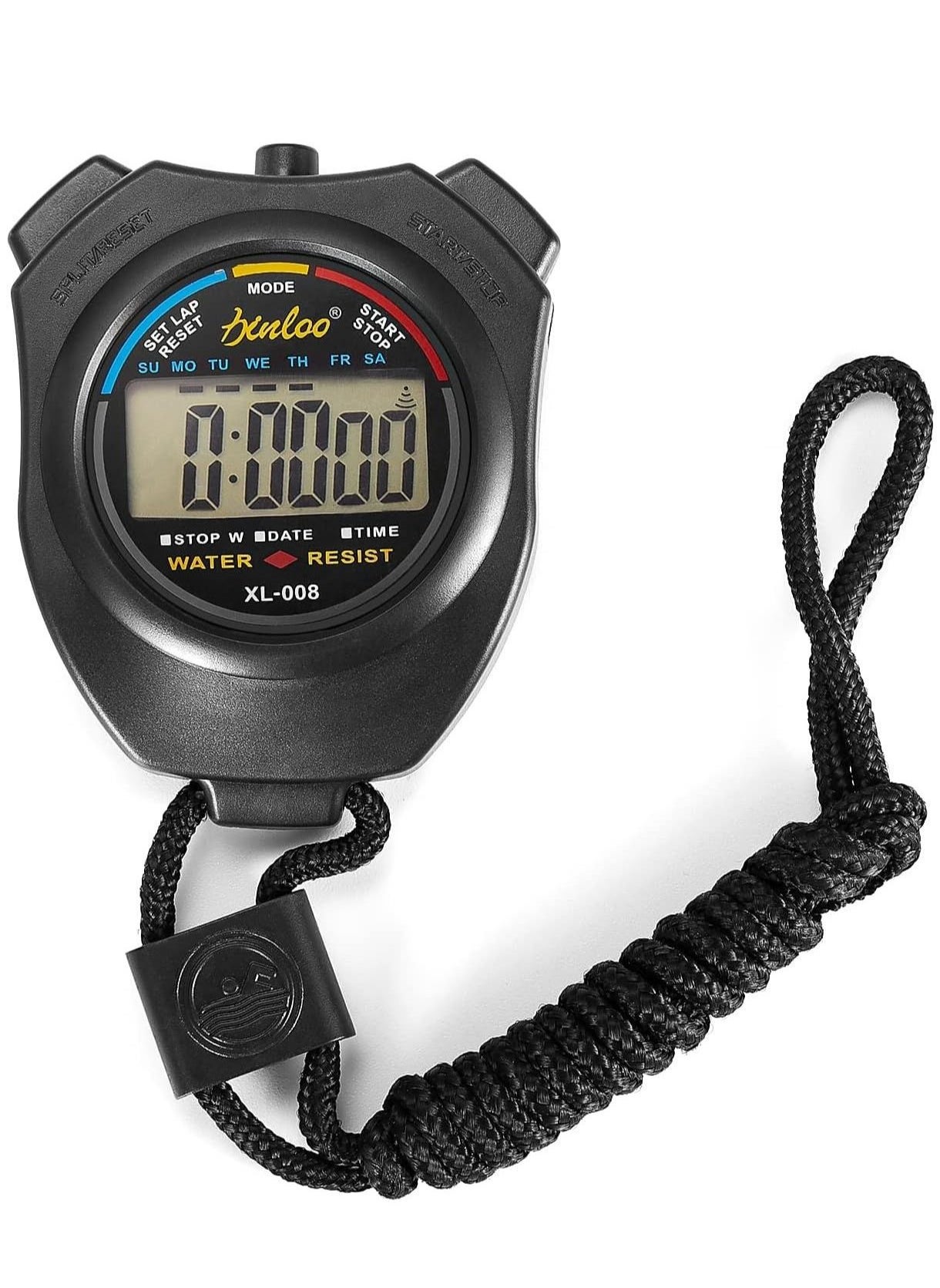 Arabest Stopwatches Waterproof Sports Timer With Alarm Feature Digital ...