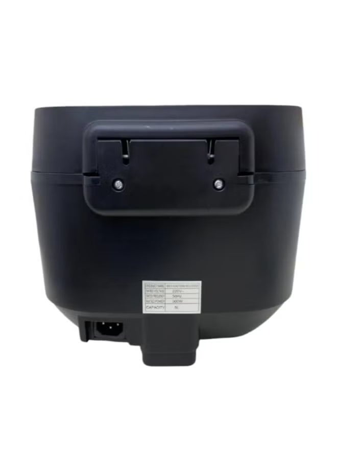 سيلفر كريست Silver Crest 5L Smart Electric Rice Cooker | 900W Power | 9 Cooking Menus | Non-Stick Inner Pot | Fuzzy Logic Technology | Compact Design | Perfect Rice, Porridge, Steam & Multi-Function Cooking Made Easy - Image 5