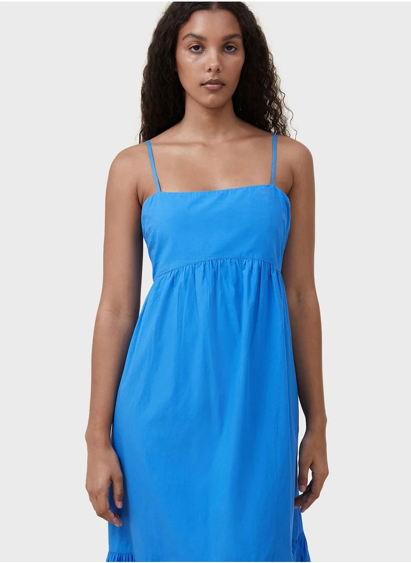 Cotton On Strappy Ruffle Hem Dress