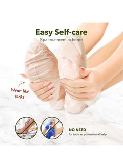 Purederm Purederm Shiny & Soft Foot Peeling Mask (6 pack) - For smooth and moist baby skin with Exfoliating peel off Calluses, Dry Skin, Cracked Heels - Men and Women  - Image 2