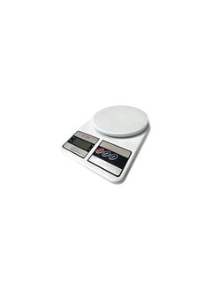 Digital Kitchen Scale White for Weighing Simple Kitchen Items 10kg