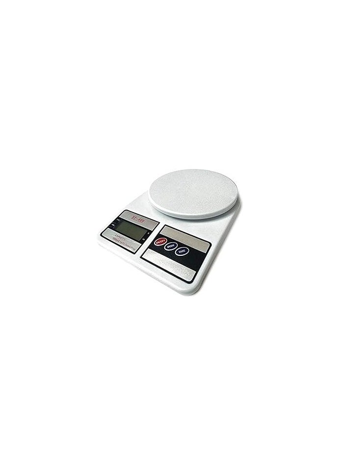 Generic - Digital Kitchen Scale White for Weighing Simple Kitchen Items 10kg - Image 1
