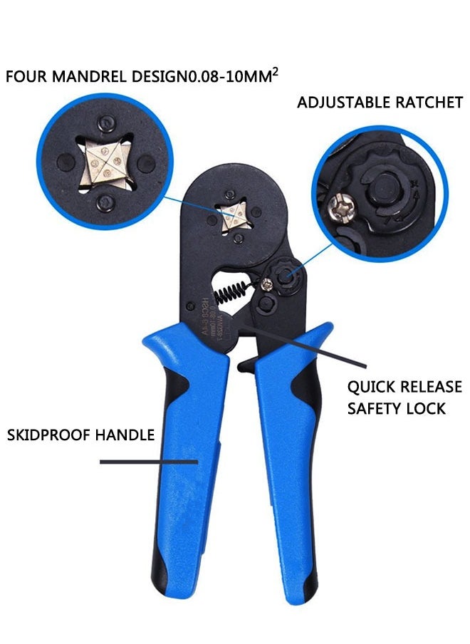 وهاواي Ferrule Crimping Tool Kit, Ferrule Crimper Plier with 1200pcs Wire Ferrules Kit Wire Ends Terminals, 0.08-10mm²  - Image 3