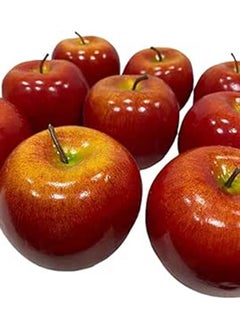 Generic Artificial fruit red apple  9 pcs  - Image 1