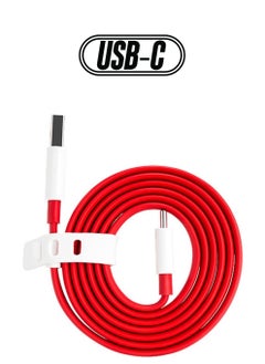 OnePlus One Dash Charge Type-C Cable For OnePlus 3 Red  - Image 1