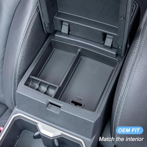 JKCOVER OEM Fit 2024 2025 2026 Tacoma Center Console Organizer Tray Compatible with 2024-2026 Toyota Tacoma(4th Gen) Accessories ABS Plastic Storage Box（Patented Design） - Image 2