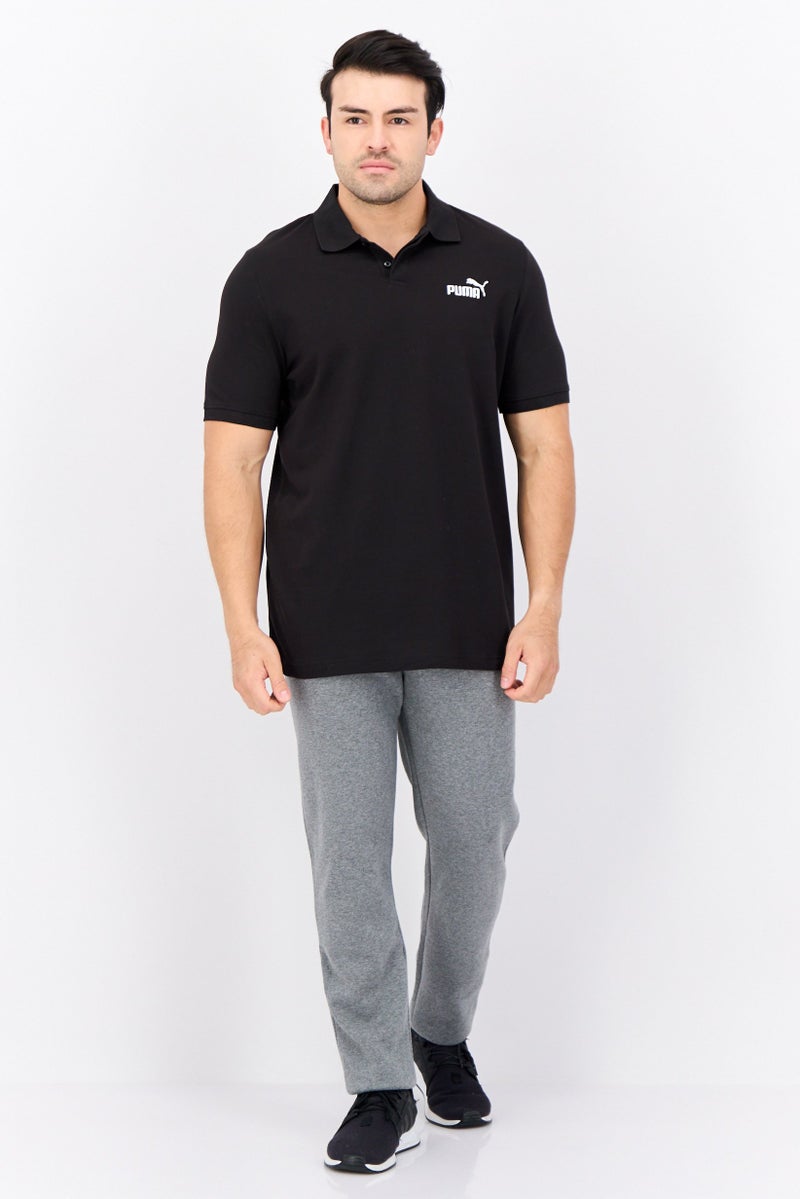 PUMA Men Sportswear Fit Short Sleeve Outdoor Polo Shirt, Black  - Image 4