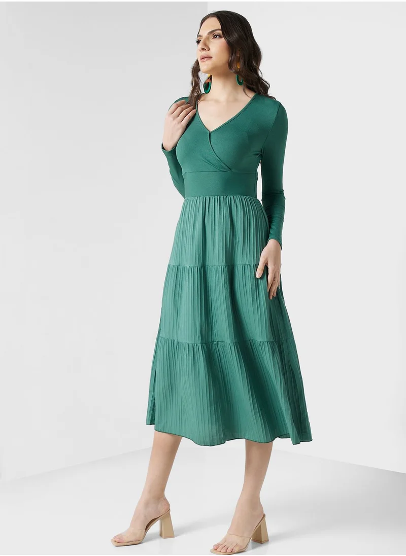 ELLA Long Sleeve Tiered Dress