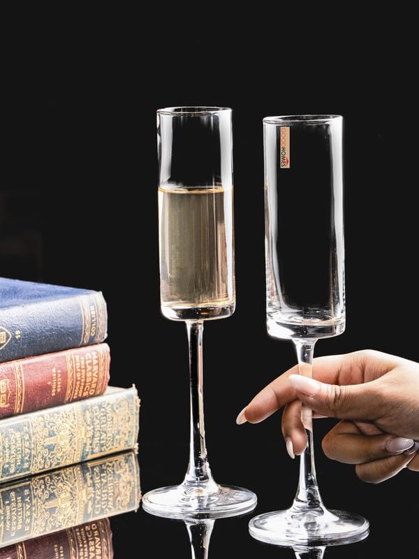 Goodhomes Champagne Stem Glass Set of 6pcs CJ7719 - Image 2