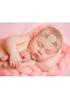 SYOSI Pack Of 3 Baby Girl Flower Headbands Set  - Image 5