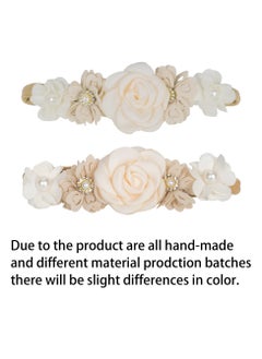 SYOSI Pack Of 3 Baby Girl Flower Headbands Set  - Image 4