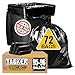 tasker 95 Gallon Trash Bags Heavy Duty MegaValue Pack 72 Bags Extra Large Black Can Liners 90100 Gallon Trash Bags 96 Gallon Big Garbage Bags Black - Image 1
