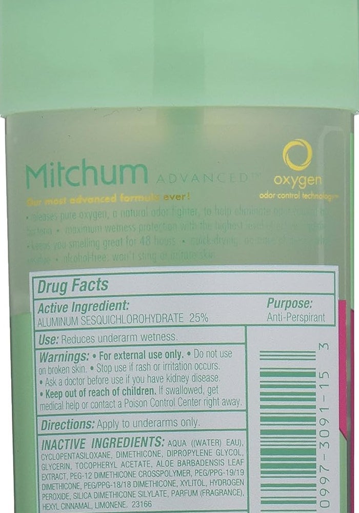 Mitchum Advanced Anti-Perspirant & Deodorant for Women, Power Gel, Flower Fresh, 2.25 oz (Pack of 6) - Image 2
