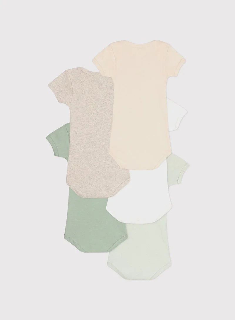 Petit Bateau Kids 5 Pack Assorted Bodysuit