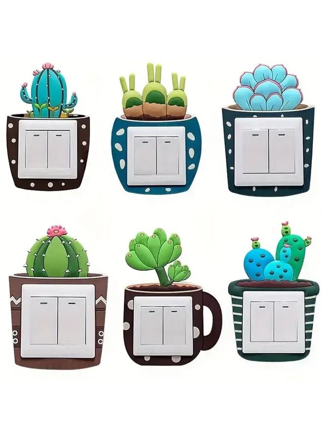 Glow In The Dark Switch Cover No Drill Adhesive Backing Easy Installation 1pc - Image 2