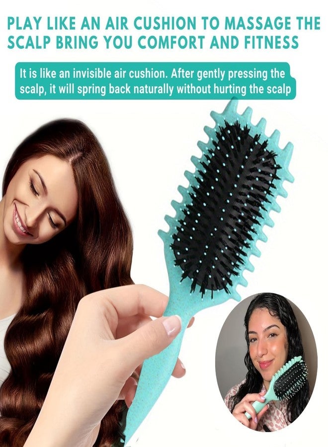 MOSPROS فرشاة تحديد تجعيدات الشعر من موسبروس (عبوة من قطعة واحدة) - فرشاة تصفيف احترافية للشعر المجعد للرجال والنساء | فرشاة لفك التشابك، وتحديد شكل التجعيدات، وتنعيم الشعر | تقلل من الشد والتقصف لجميع أنواع الشعر المجعد - Image 3