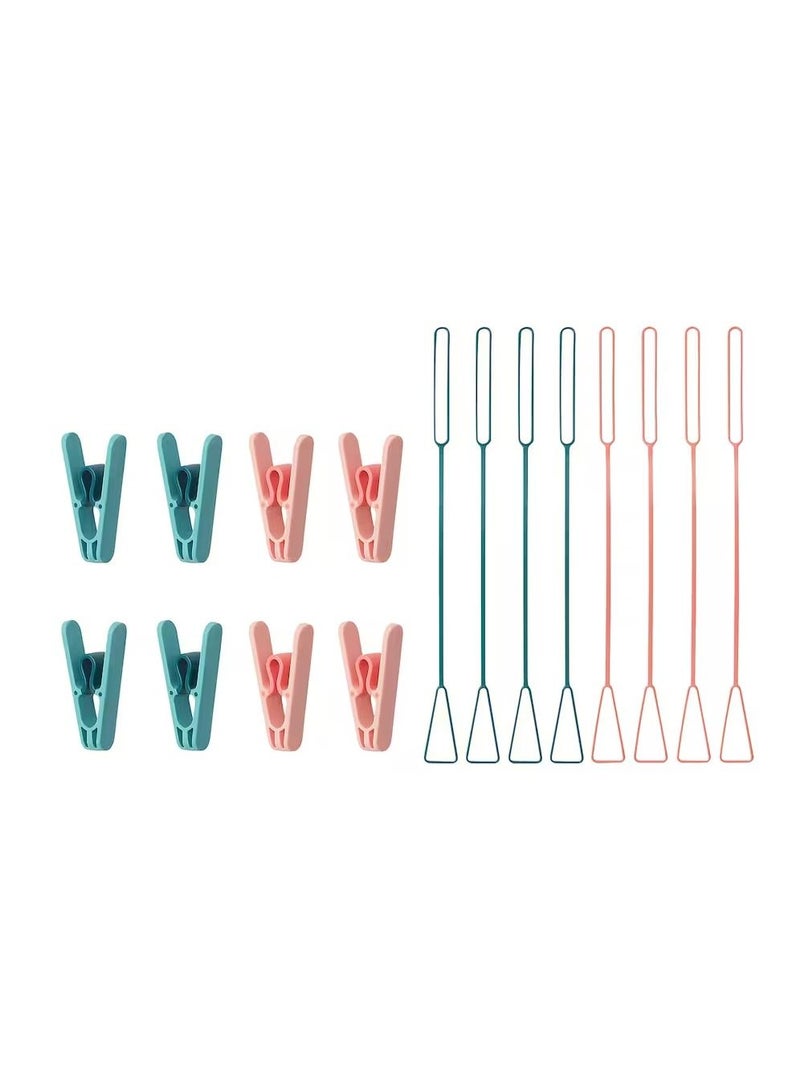 8-Piece Clothes Drying Clips Set  - Image 1