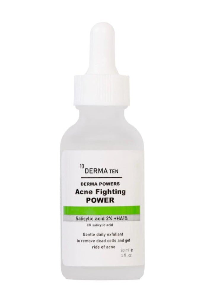 ديرما تن سيروم قوي لمكافحة حب الشباب بحمض الساليسيليك 2% +HA