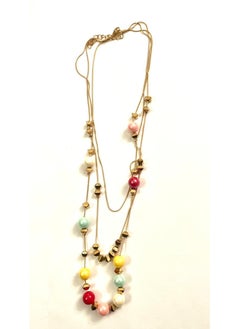 Trio Earrings Bubble gum necklace  - Image 1