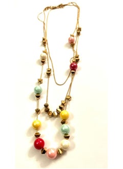 Trio Earrings Bubble gum necklace  - Image 2