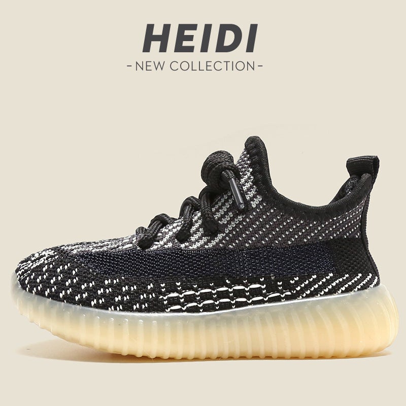 Mesh Sneakers Lightweight Flexible Sole Walking Shoes For Kids Indoor And Outdoor Activities - Image 1