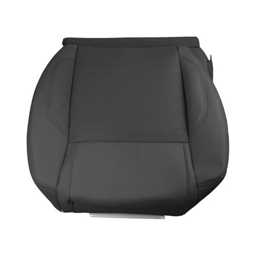 Prefer Warehouse Perforated Driver Bottom Seat Cover Compatible with 2010 2011 2012 2013 2014 Ford Mustang GT, Leather | Waterproof OEM-Style Replacement | Heated & Non-Heated Seats，Trim Code: 4W, Black - Image 4