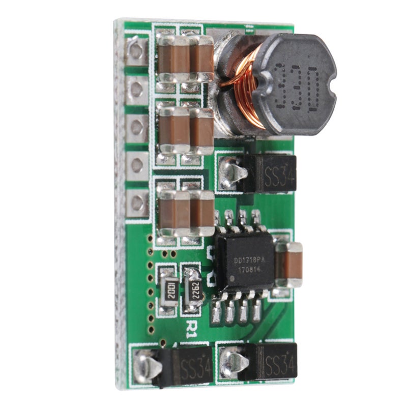 محول DC-DC رافع جهد ثنائي موجب وسالب، إدخال 3.3V-13V وإخراج ±15V: حجم صغير ووزن خفيف، مزود طاقة ADC و DAC وشاشة LCD - Image 2