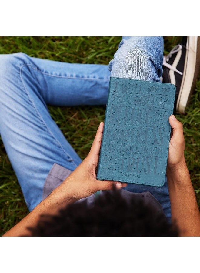 KJV Holy Bible: Thinline Youth Edition, Teal Leathersoft, Red Letter, Comfort Print: King James Version (Verse Art Cover Collection): Holy Bible, King James Version - Image 3