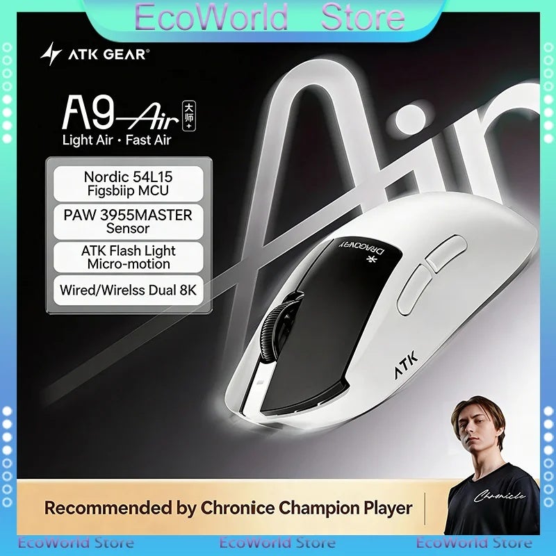 ATK A9 Series Gaming Mouse, A9 SE, A9 Plus, A9 Pro Max, A9 Ultra Max, A9 Ultimate, A9 Air Ultimate, A9 Mini - Image 3