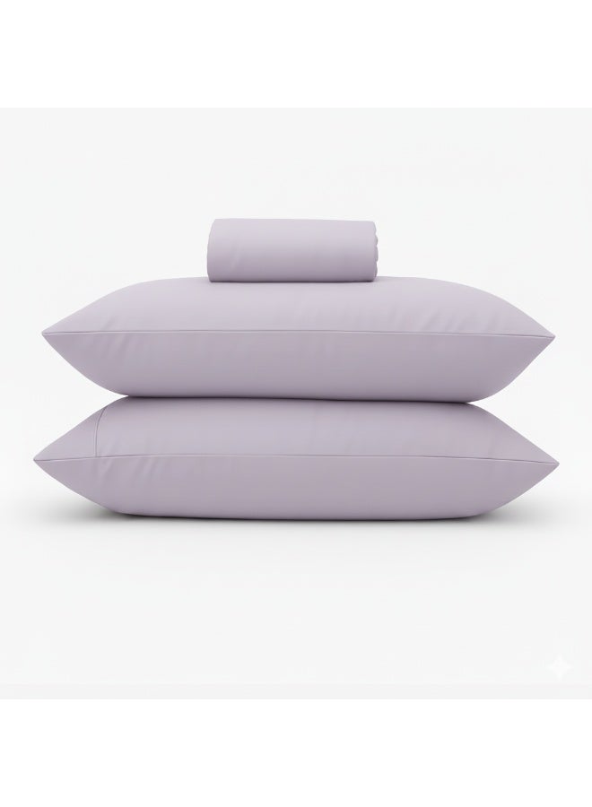 CADE Home 100% Cotton Sheets, Lightweight Super Soft Luxury 3 Piece Bed Sheet Set, Breathable, Durable & Cooling Bed Sheets Set, Easy Secure Fit, Machine Washable