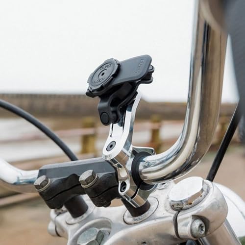 Quad Lock Motorcycle Handlebar Mount PRO Chrome for iPhone Samsung Galaxy and Pixel Smartphone - Image 3