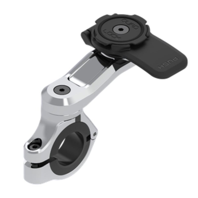 Quad Lock Motorcycle Handlebar Mount PRO Chrome for iPhone Samsung Galaxy and Pixel Smartphone - Image 2