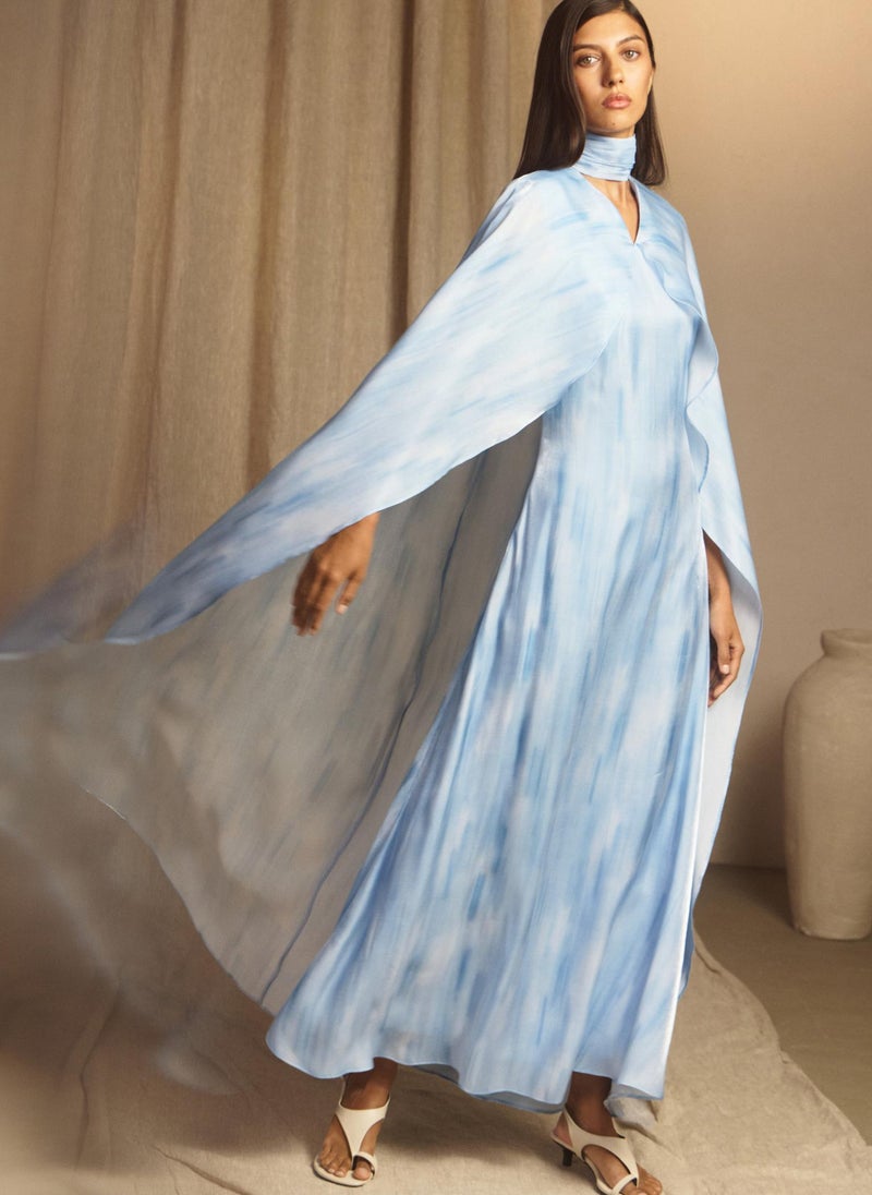 Lichi Lightweight viscose maxi dress with a gradient - Image 4
