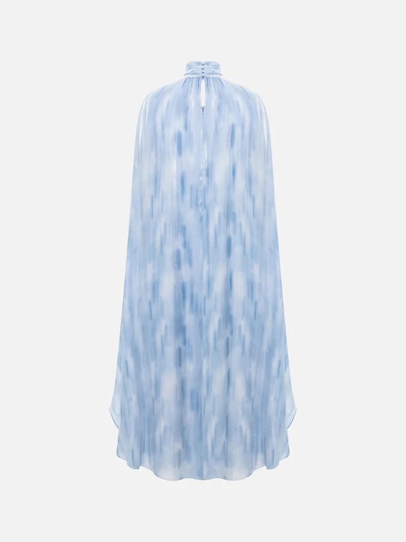 Lichi  Lightweight viscose maxi dress with a gradient for Women | Best Price UAE