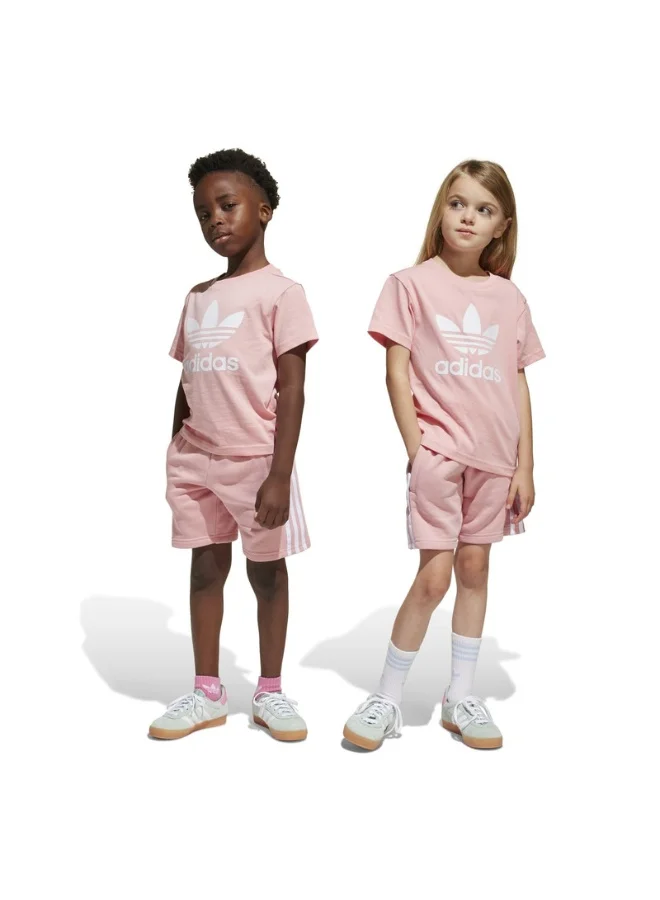 Adidas adidas SHORT TEE SET Pink Originals Kids SUITS