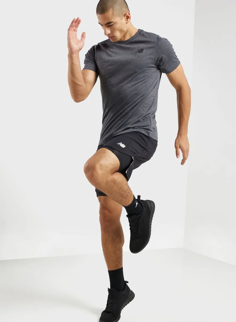 New Balance Tenacity Heathertech T-Shirt