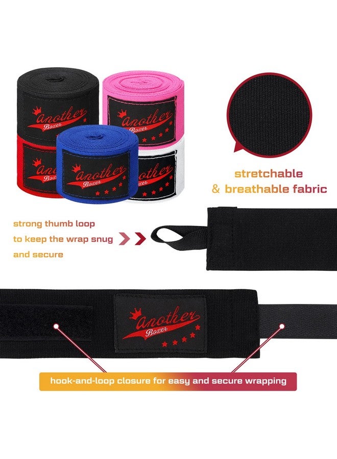Jerify 15 Pairs Boxing Wraps For Hand 180 Inch Boxing Hand Wraps Bulk Martial Arts Sports Handwraps For Boxing Kickboxing Mexican Style Hand Wraps For Muay Thai Mma Kickboxing Training Gym (Classic Colors) - Image 4