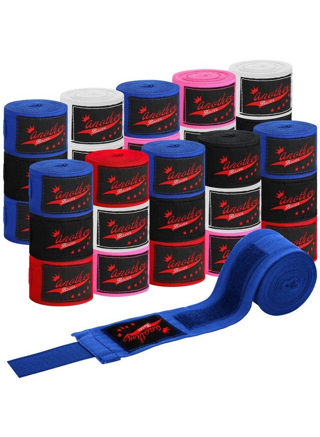 Jerify 15 Pairs Boxing Wraps For Hand 180 Inch Boxing Hand Wraps Bulk Martial Arts Sports Handwraps For Boxing Kickboxing Mexican Style Hand Wraps For Muay Thai Mma Kickboxing Training Gym (Classic Colors) - Image 2