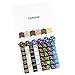 LAMJAM 66 PCS MTG Dice Counters Keyword Metal Tokens 11 Shield Life Counter Dice Set Spindown D20 for MTG TCG Magic Cards Gaming Accessories - Image 2