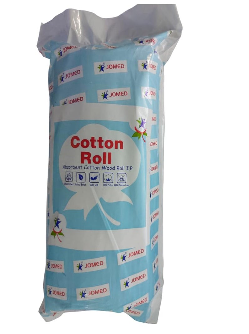JOMED - 400GM Absorbent Cotton Roll Ideal for Makeup Removal, Toner, Ultra Soft Cleansing, Medical Use - Image 1