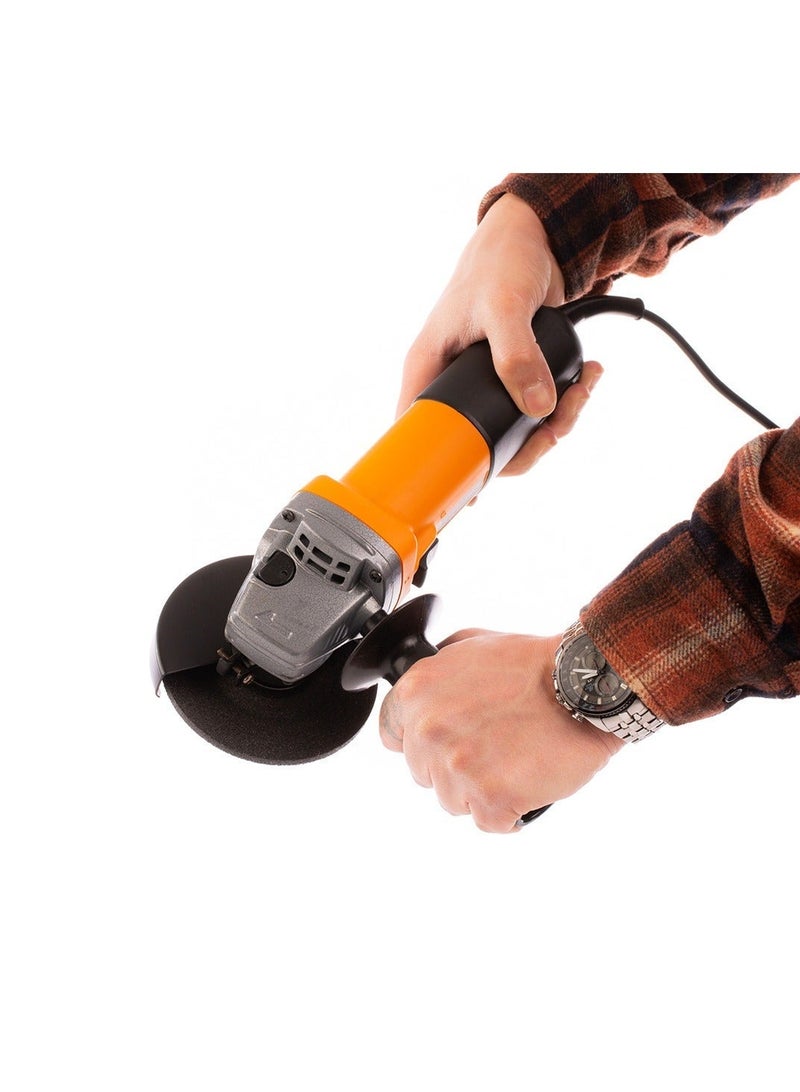 Shielder Angle Grinder Shielder SH-9557 Professional Mini Grinder 840W 10000 RPM 115mm Disc Ergonomic Heavy Duty Power Tool for Metal Cutting - Image 4