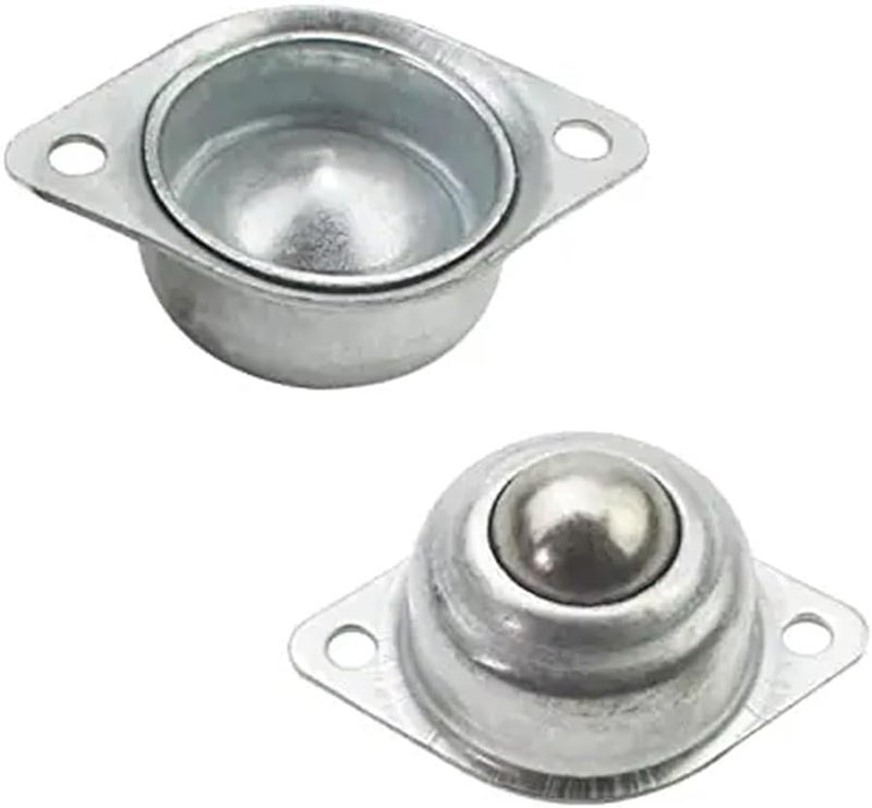 كرات نقل ثقيلة مقاس 1 2 بوصة لعربات الناقلات 4 قطع محامل أسطوانية مثبتة بشفة فولاذية - Image 4