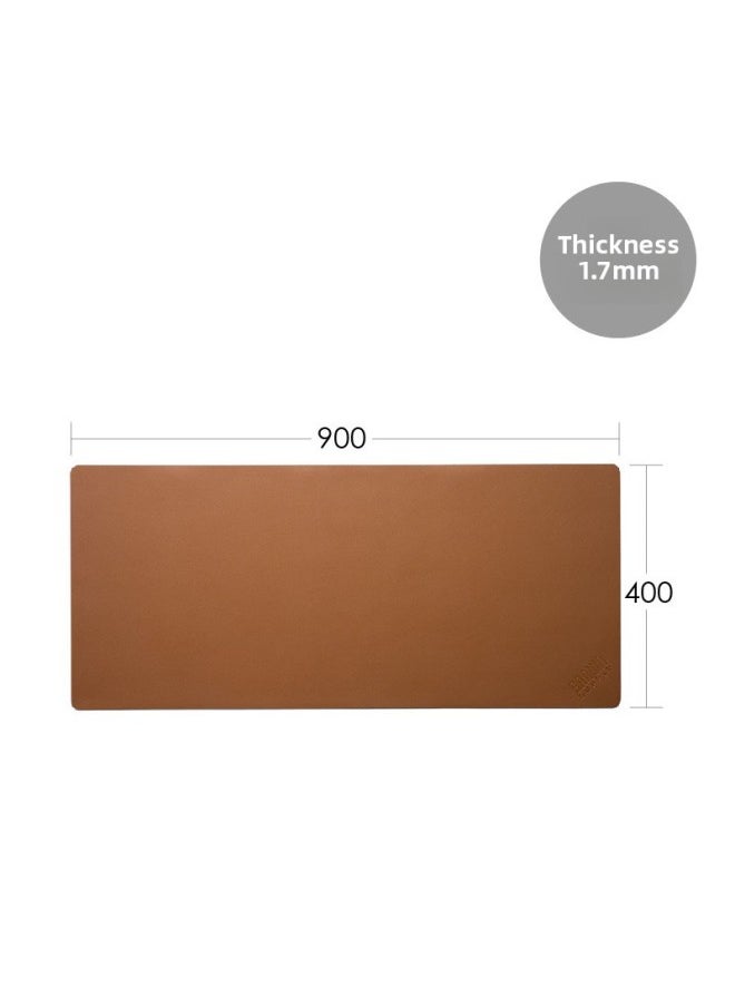 Generic - Japan SANWA Large Size Mouse Pad Leather Desk Mat Office Home Desk Mat Large MPD-C6 Series-Color:1000x350x2mm-Pattern:Leather Sky Blue - Image 1