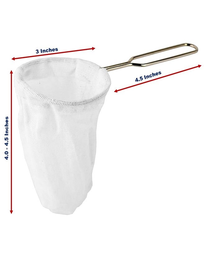 The Thika : 3” Small Reusable Coffee/Tea Filter Traditional Thai style, Cloth Coffee Strainer, Thai Tea Strainer, Pour Over Coffee Dripper Filter - Image 2