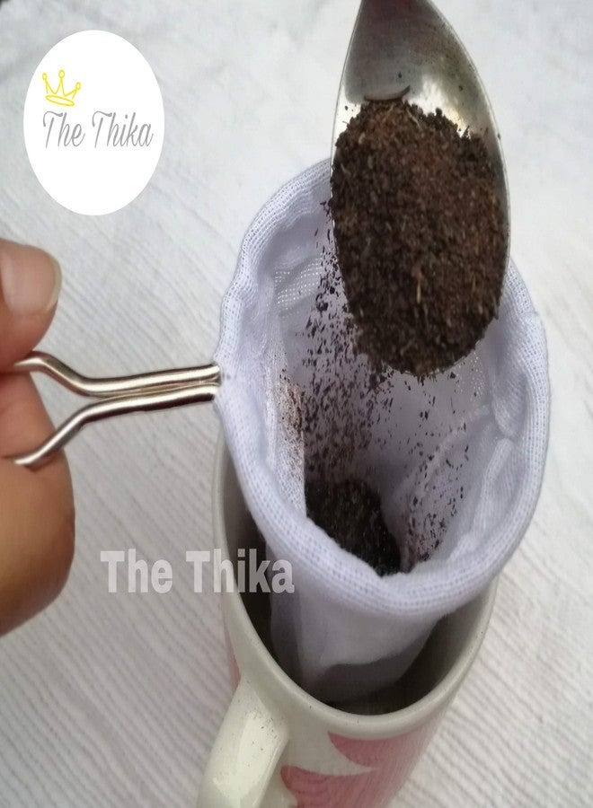 The Thika : 3” Small Reusable Coffee/Tea Filter Traditional Thai style, Cloth Coffee Strainer, Thai Tea Strainer, Pour Over Coffee Dripper Filter - Image 5